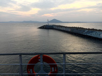 On a ship going back to Jeju island from Udo island