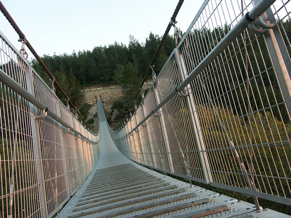 Suspension Bridge in KKL park, Nesher