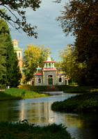 Chinese pavilion in Tsarkoe Selo, near Saint Petesburg