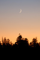 Crescent Moon over Bryce Canyon, Oct'08